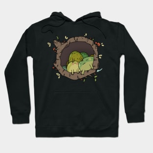 Frogs in a Log Hoodie